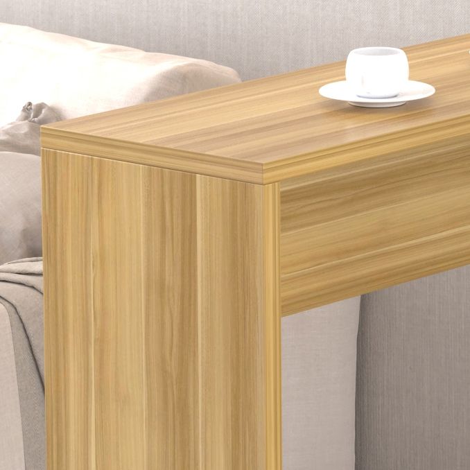 Contemporary Rectangle Double Pedestal Bar Table for Kitchen Dining Room