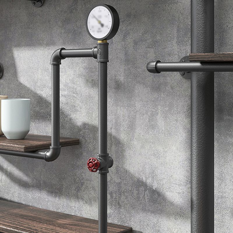 Metall schwimmende Bücherregal Industriestil Wandmontage geschlossenes Rückenregal