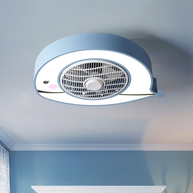 Éclairage de ventilateur de plafond semi-luclé en métal Metal Fat Meth