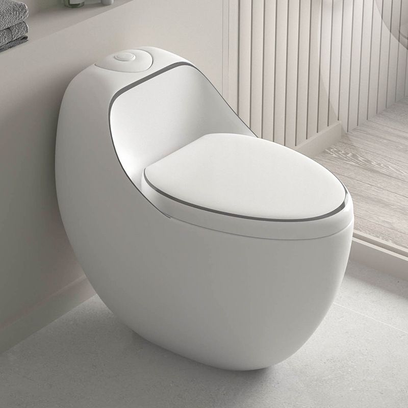 Siphon Jet Toilet Bowl Floor Mounted All-In-One Urine Toilet