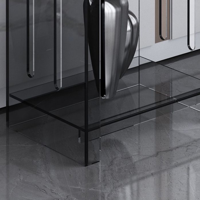 Standard Closed Back Bookshelf Scandinavian Rectangle Acrylic Bookcase