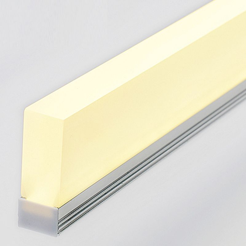 Elongated Vanity Light Fixtures Modern Simplicity Acrylic Wall Mount Lamp for Bathroom