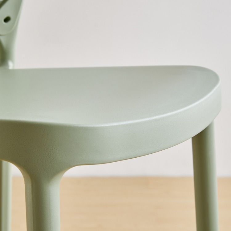 Modern Stackable Bar-stool Plastic Counter Bar Stool for Home