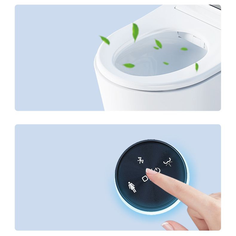 Modern Heated Seat Toilet Bowl Floor Mount ABS Toilet with Toilet Seat