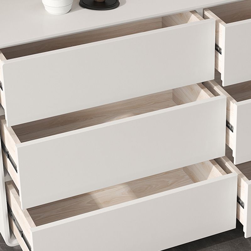 Contemporary Storage Chest Dresser Wooden Dresser with Drawers