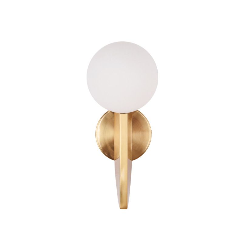 Ball Wall Sconce Lighting Modern Style Glass 1 Light Wall Mounted Light