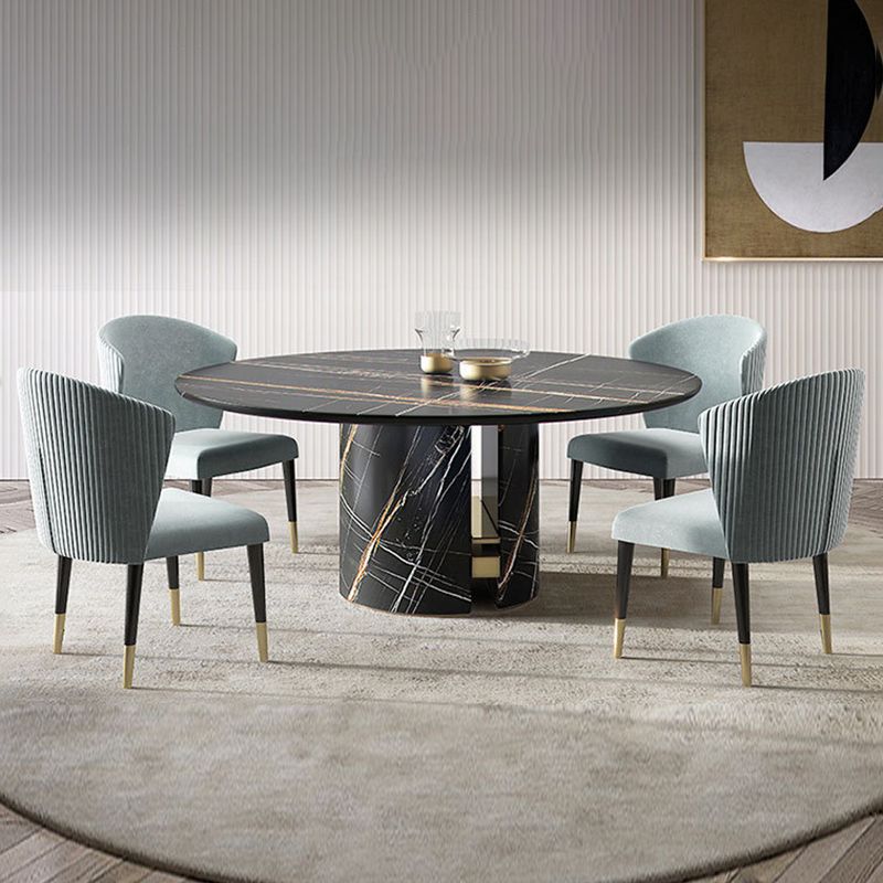 Glam Parsons Armless Dining Chairs Upholstered Dining Side Chair