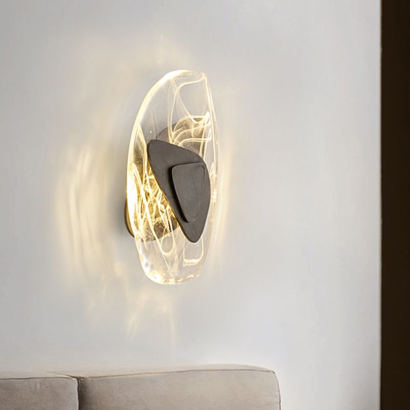 Modern Luxury Style Irregularly Shaped Wall Sconce Crystal Sconce Wall Light