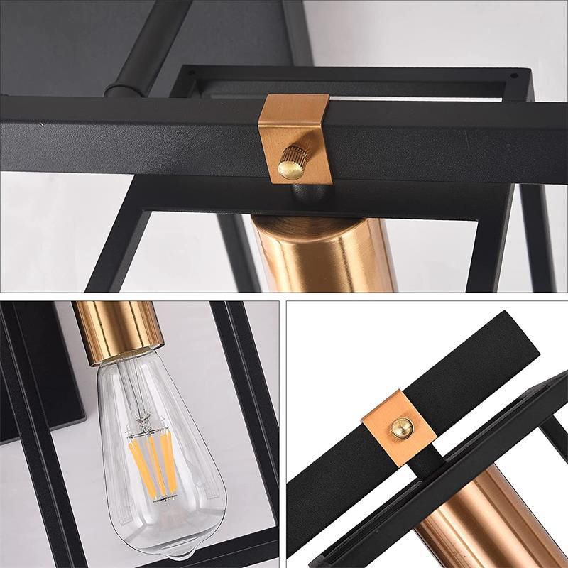 Black 1/2/3/4-Light Modern Bathroom Vanity Light Metallic Bath Bar