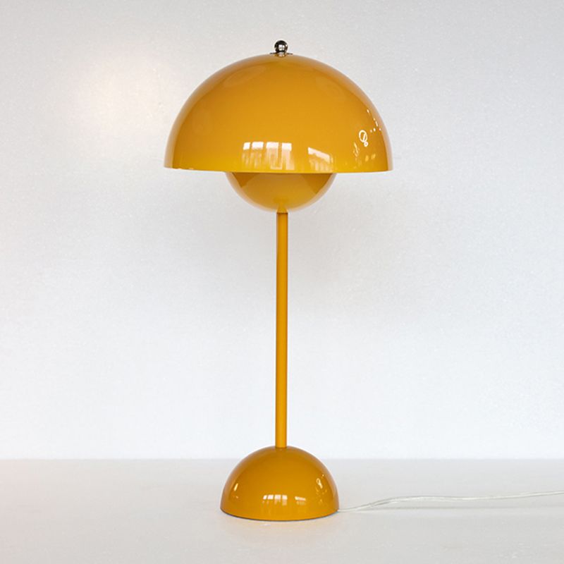 Dome Bedroom Table Lamp Metal Minimalist Style Night Table Lamp