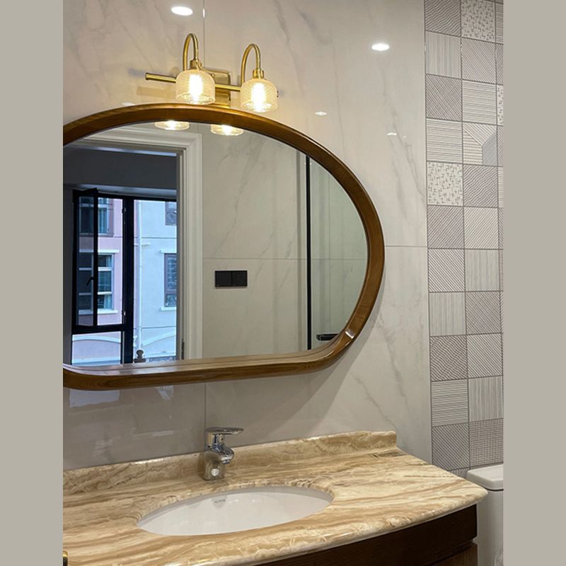 Postmodern Dome Vanity Sconce Lights Prismatic Glass Wall Mount Light Fixture for Bathroom