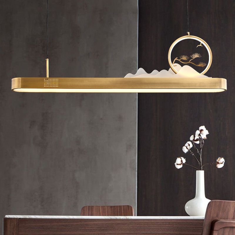 Luces LED lineales de 1 luces lineales de iluminación de la isla china para el comedor