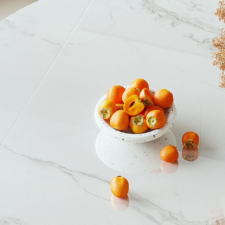 1/4/5/7 Pieces Nordic Dining Set Sintered Stone Dining set with Leather Chairs