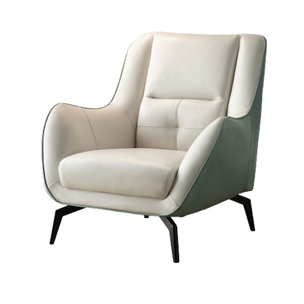 Leather Lounge Chair Arms Included Lounge Accent Chair for Living Room