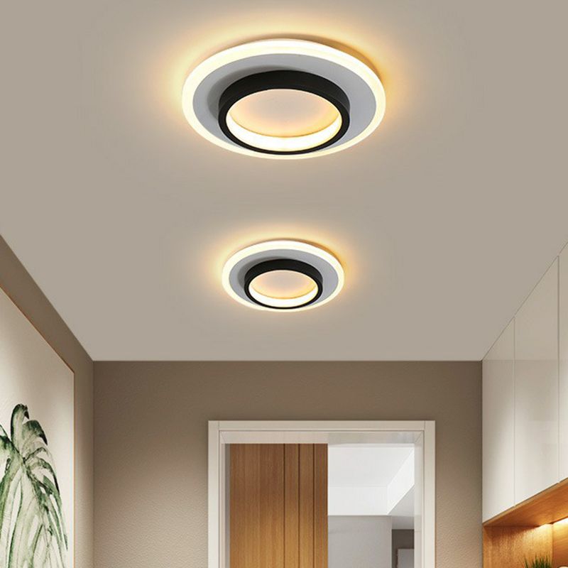 Nordische Stil Geometrische Flush Licht Acryl Korridor LED Flush Deckenleuchte Lichtbefestigung