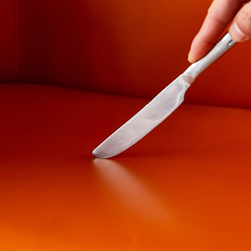 Contemporary Leather Dining Room Chair Metal Dining Armchair for Restaurant Use