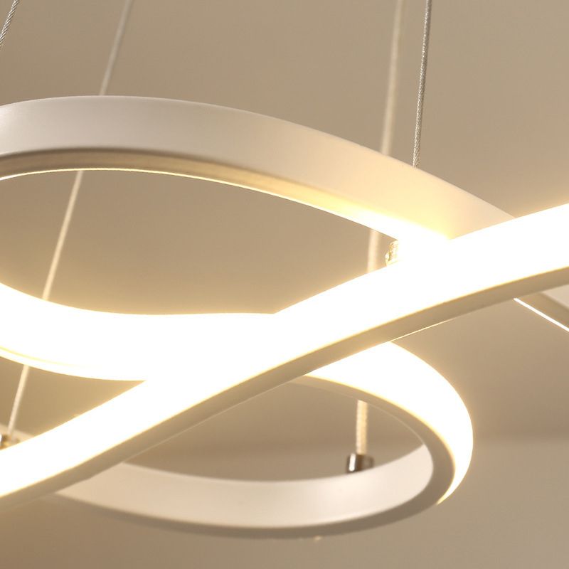 Nota musicale contemporanea lampadario Light Metal Suspension Light for Restaurant