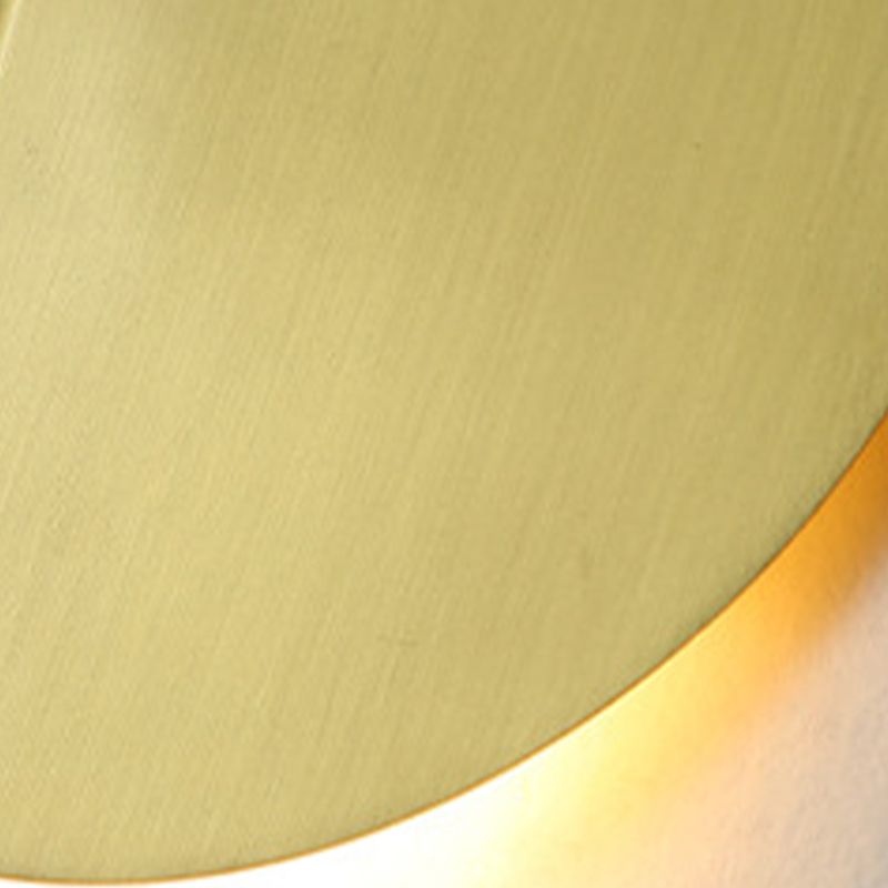 Leaf Shape 1 - Light Wall Mount Light Solid Brass LED Post Modern Wall Light in Gold