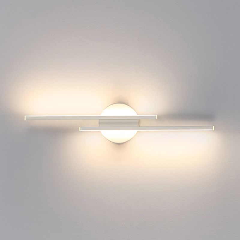 Modern Geometric Wall Mount Lamp Metal 2 Lights Wall Light Fixture