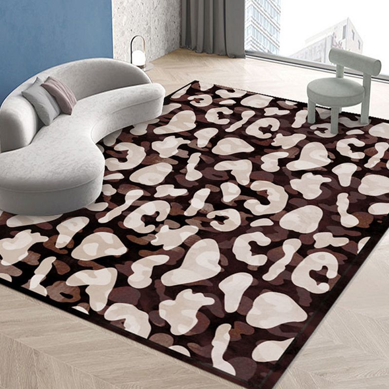 Hedendaagse luipaard Gedrukt Tapijten Polyester Tapijt Vlekbestendig binnen Tapijt voor huizendecoratie