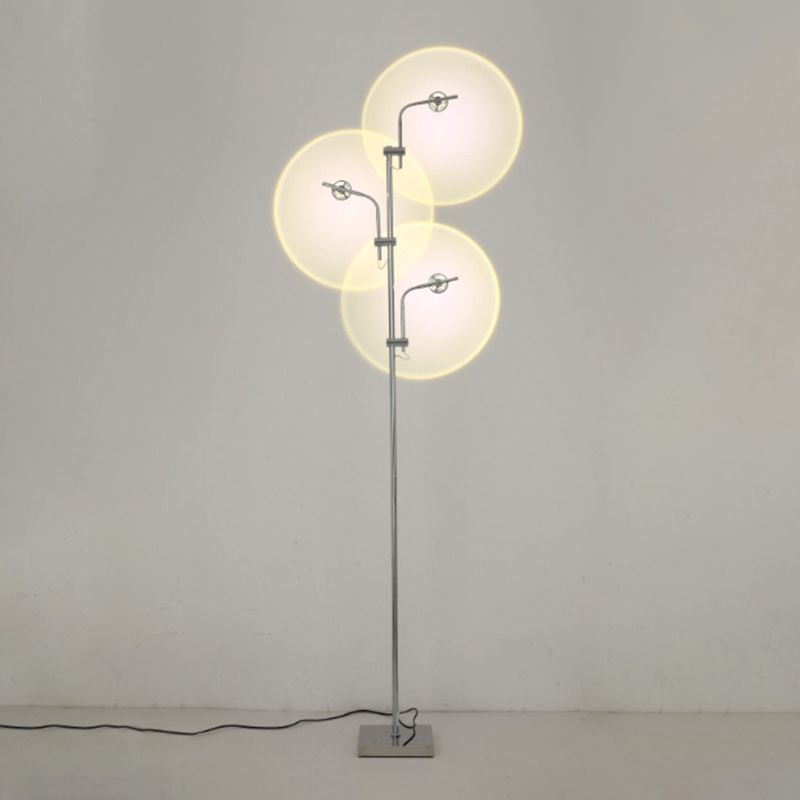 Modern Linear Floor Lamp Metal Multi Light LED Floor Light for Living Room