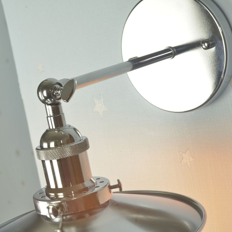 Armed Vanity Wall Lights American Retro Style Iron Single Vanity Lamp