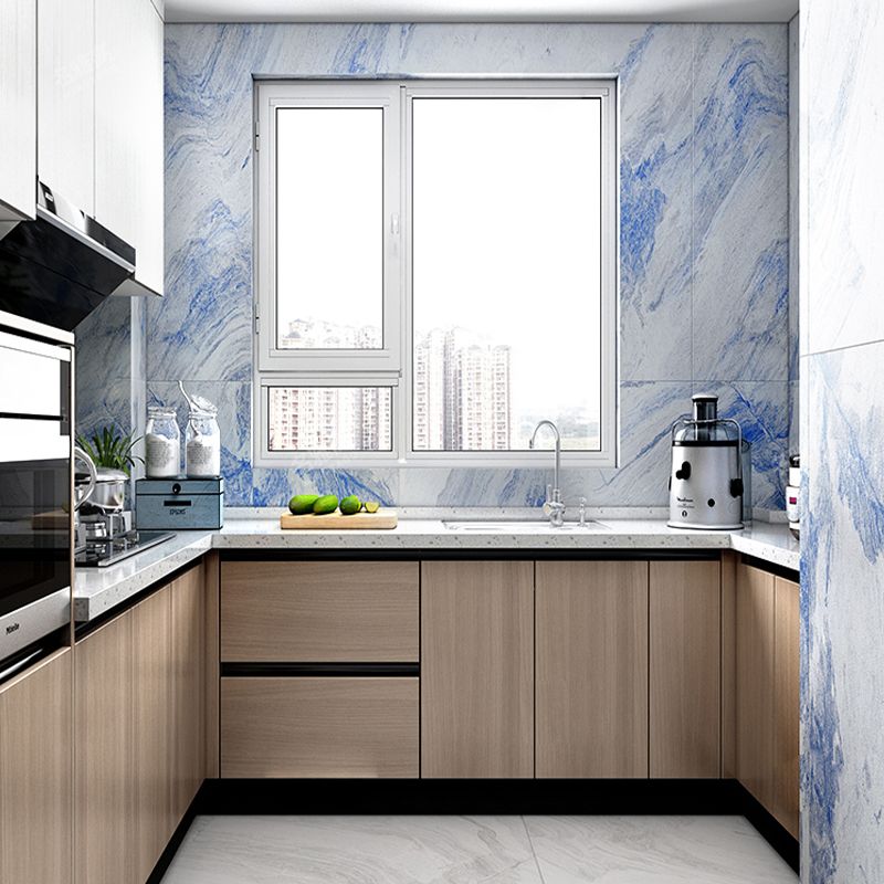 Modern Style Wall Tile Scratch Resistant Straight Edge Rectangle Wall Tile