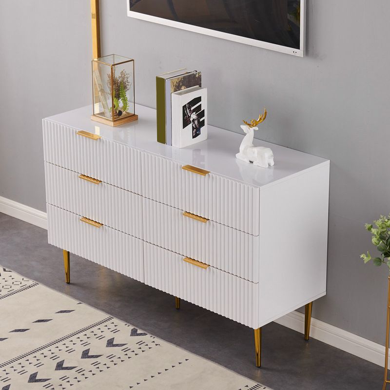 Modern 15.74" Wide Accent Chest Solid Wood Soft Close Drawers Chest