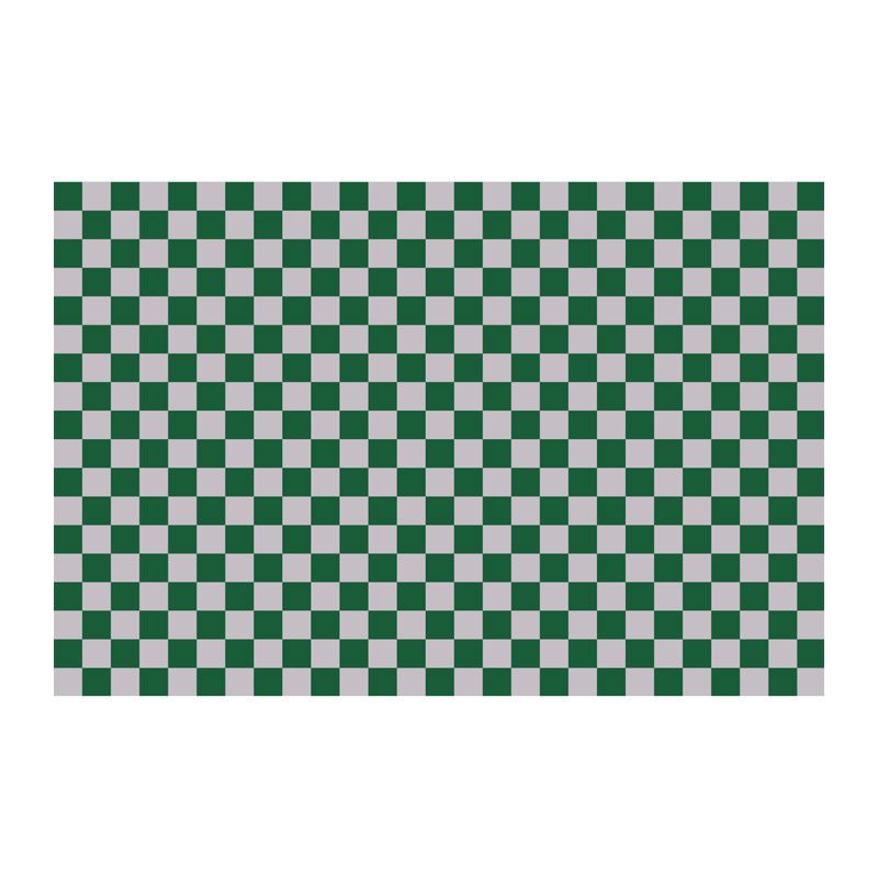 Alfombra de estampado de estampado de estampado de rejilla de poliéster de poliéster negro para sala de estar para sala de estar