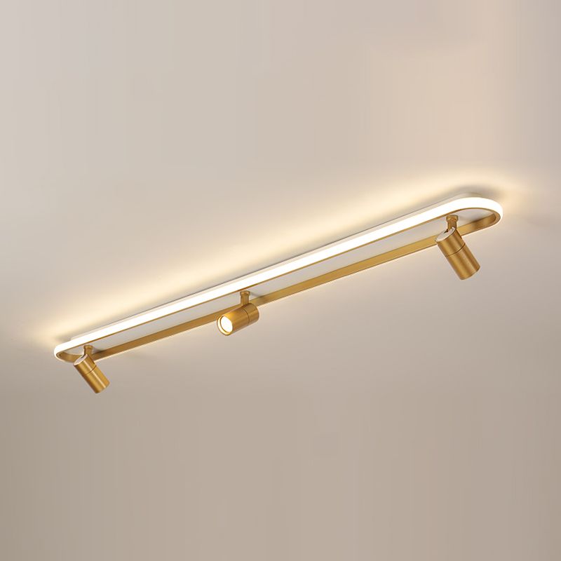 Plafonnier LED sur Rail en forme de géométrie, montage encastré en fer, Style moderne et Simple, pour magasin de vêtements