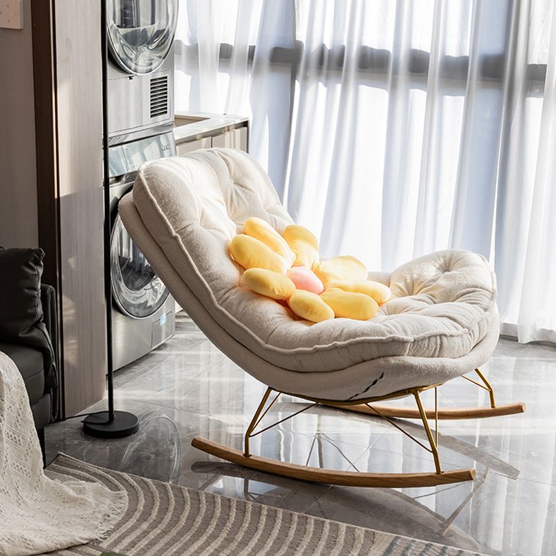 Light Luxury Modern Home Lazy Sofa Chair Lounge Leisure Chaise Rocking Chair
