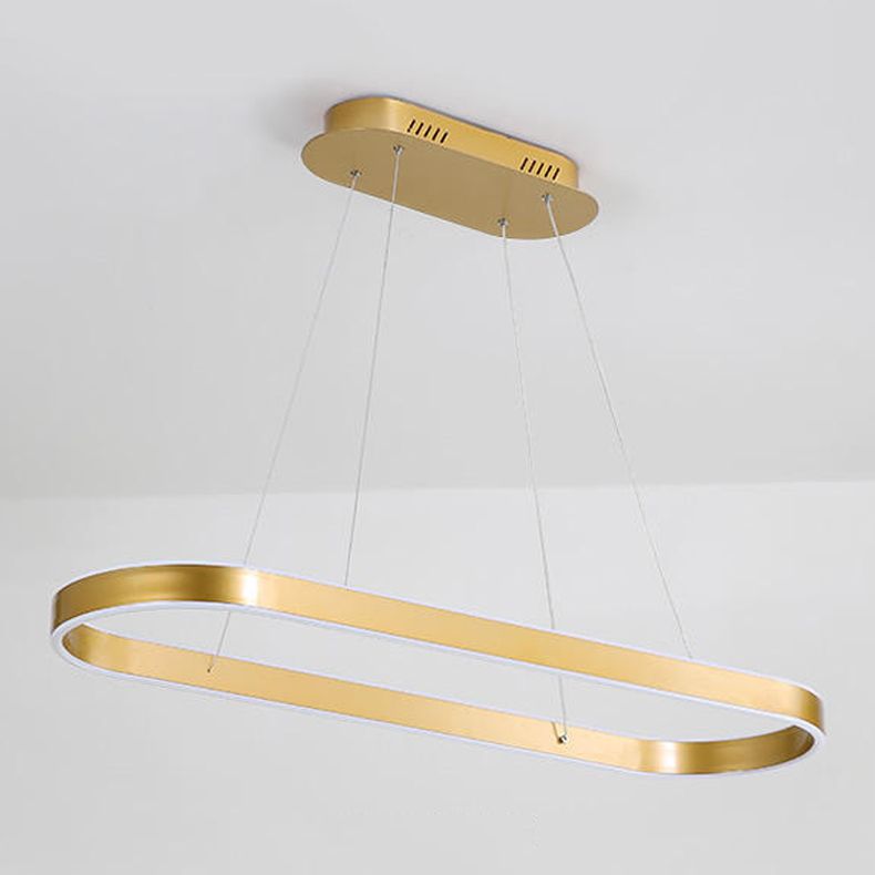 Forma de geometría Luz de colgante de estilo moderno Metal Metal LED Ilumining de iluminación