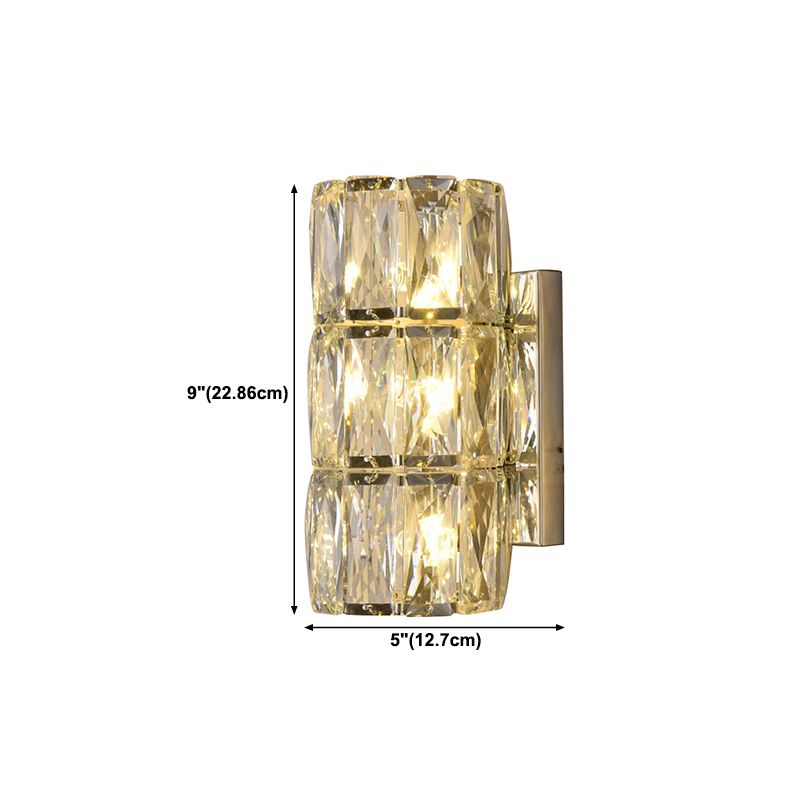 Post-Modern Wall Sconce Crystal Wall Light Fixture for Hallway