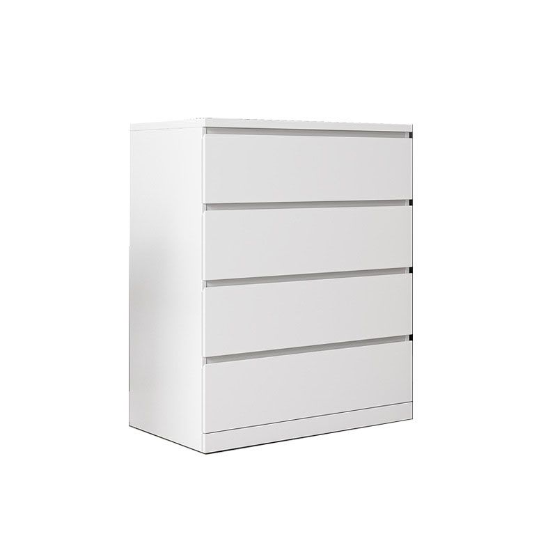 Contemporary Storage Chest Bedroom Engineered Wood Chest with Drawers