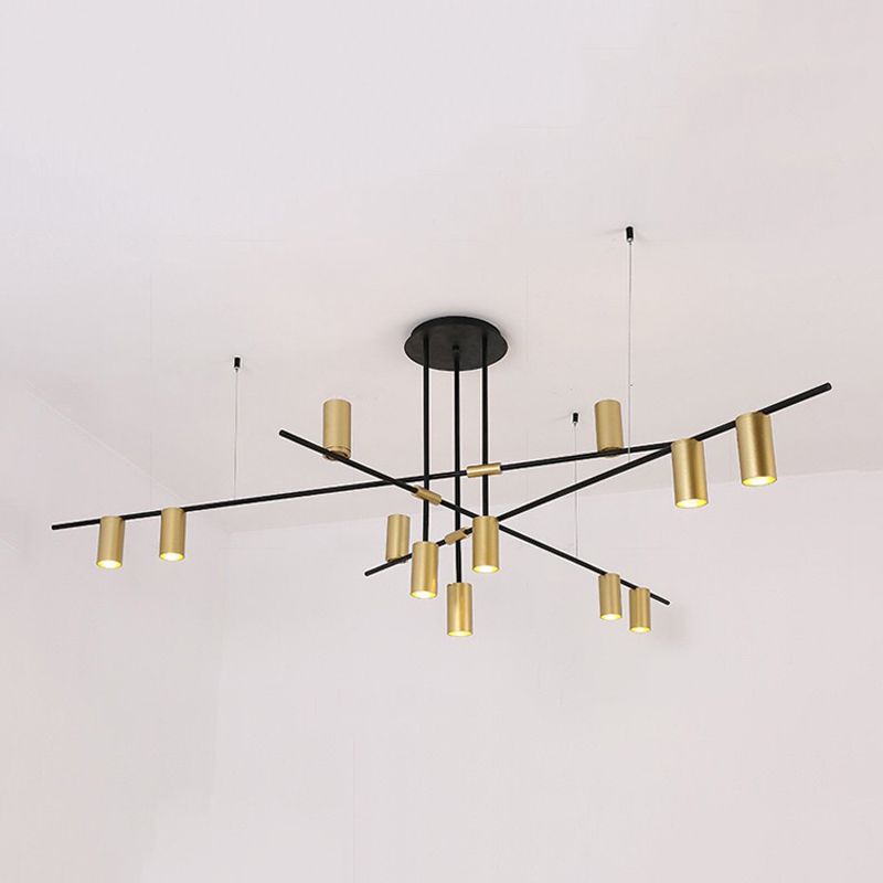 Modern Geometric Island Pendant Lights Metal Multiple-Light Island Pendant Lights