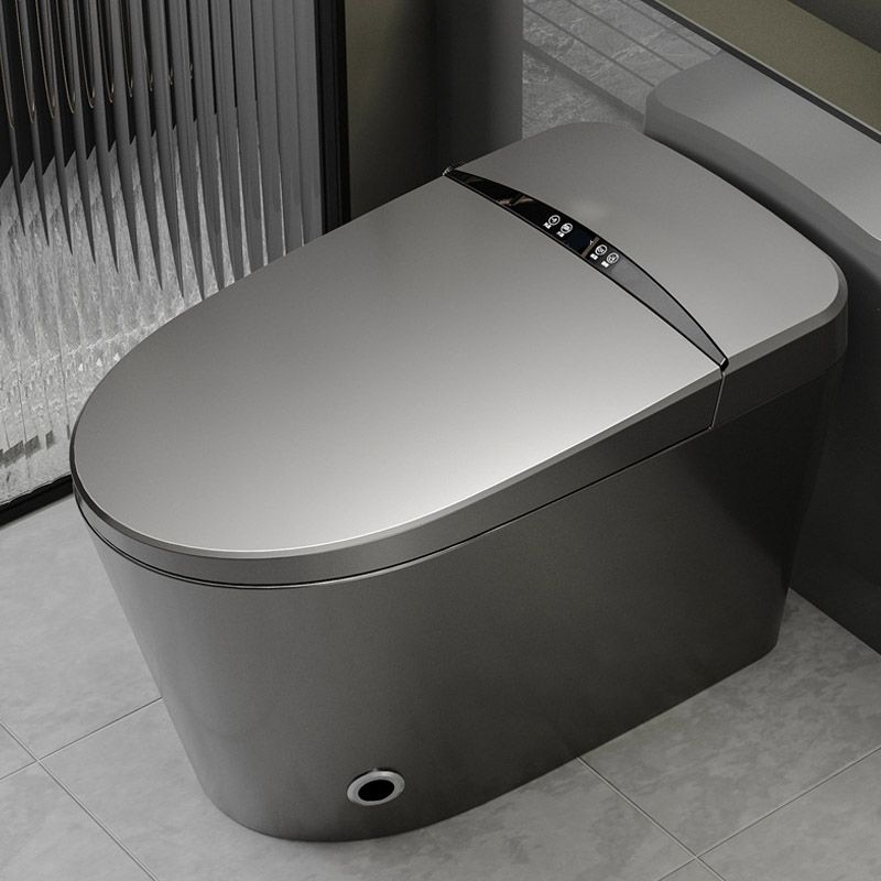 Modern Heated Seat Toilet ABS Floor Mounted Flush Toilet with Seat