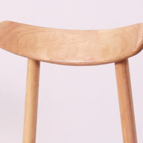 Chaises d'appoint contemporaines en bois pour pièce intérieure et extérieure, chaise à dossier ouvert