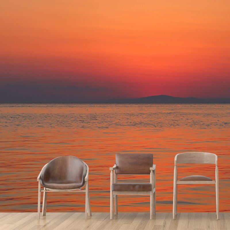 Contemporary Photography Sea Wall Mural Wallpaper Living Room Wall Covering