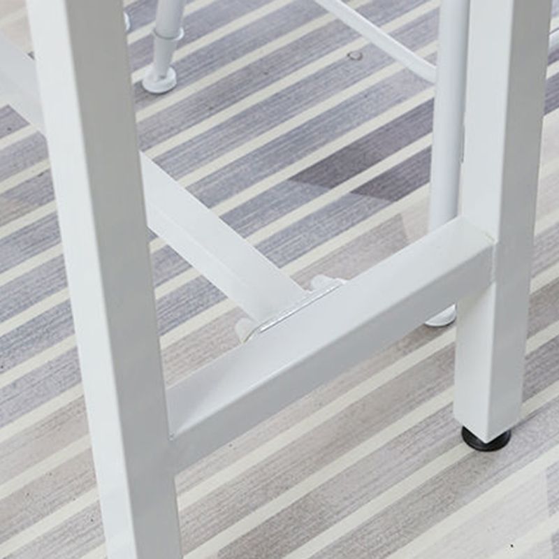 Industrial Style Rectangle Bar Table Solid Wood Fixed Bistro Bar Desk