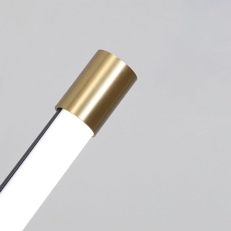 Contemporary Vanity Light Simple Linear Strip Mirror Lighting Fixtures for Restroom