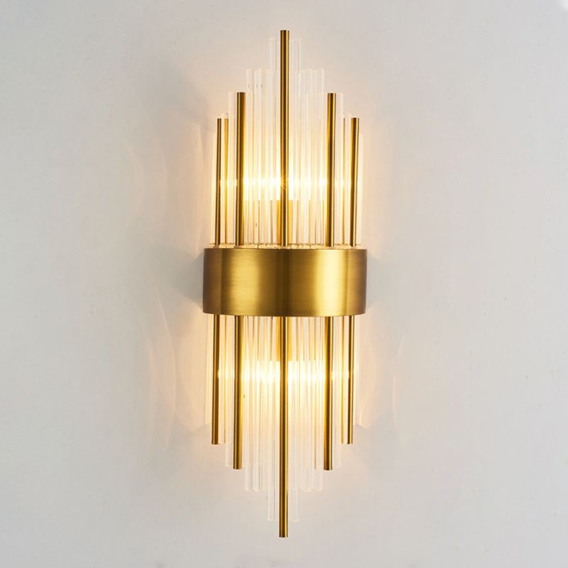 Moderne Röhrchen Wandmontierte Leuchte Glas 3 Lichter Wandleuchte Armaturen