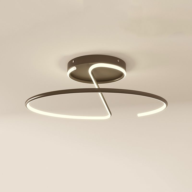 Simplicity Flush Ceiling Light Fixtures with Silicone Shade LED Ceiling Light Fixture