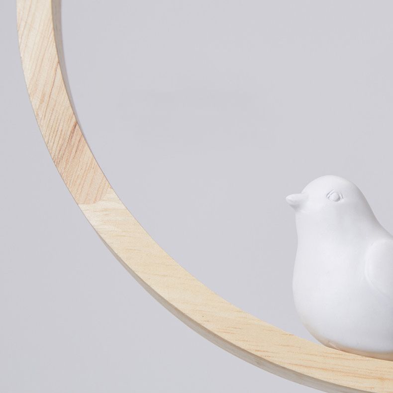 Holz nordisch moderne hängende Anhänger Licht 1-Licht-Tropfen Anhänger für Balkon