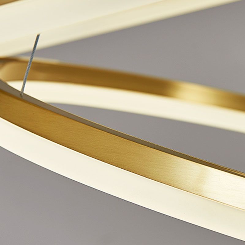 Lámpara colgante de techo de lámpara colgante de múltiples capas para el salón