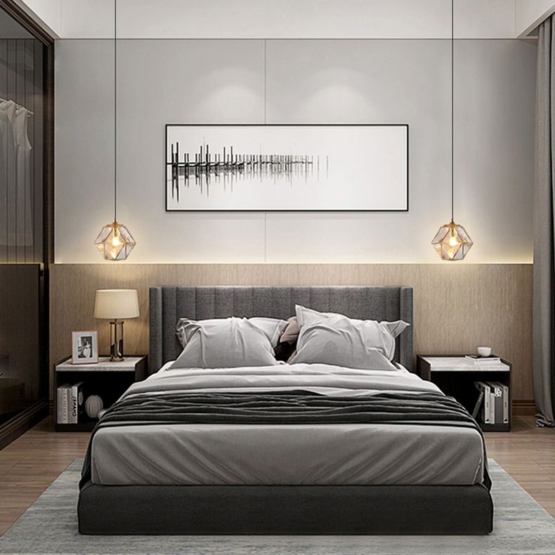 Geometrical Glass Hanging Light Creative 1 Light Living Room Modern Pendant Lamp