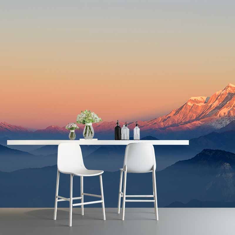 Environmental Wall Mural Wallpaper Mountain Range Bedroom Wall Mural