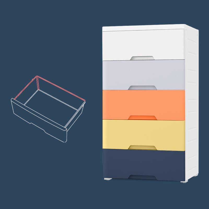 Non-Hanging Armoire with Drawer Contemporary Storage Cabinet