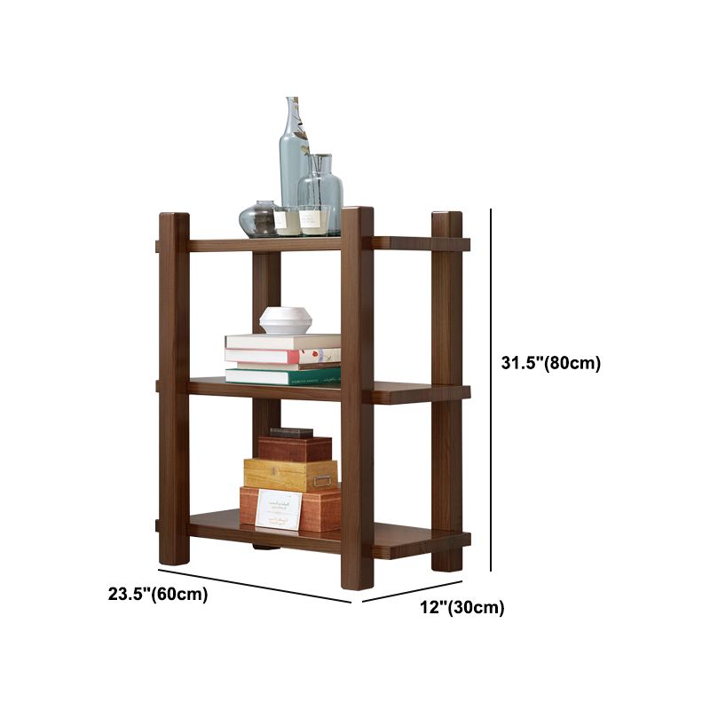Vertical Shelf Bookcase with Shelves Wooden Bookshelf for Home Office