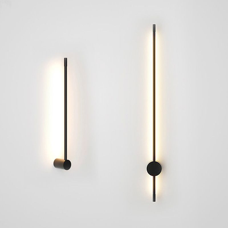 Moderner Stil Linearer Wandleuchte Leuchten Metall 1 Lichtwandmontiertes Licht