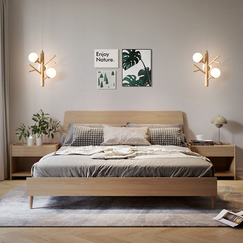 Houten kroonluchter hanglamp moderne 3-licht kroonluchter verlichtingsarmaturen voor woonkamer